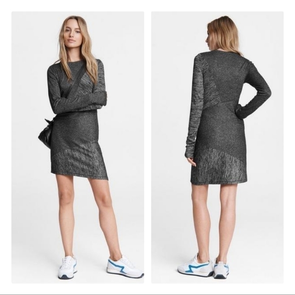New Rag & Bone Knit Tonal Blocked Mini Dress Size S - Picture 3 of 12